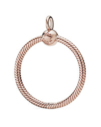 Pandora Pandora Moments 14K Rose Gold Plated Medium O Pendant