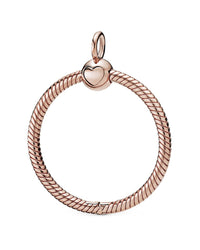 Pandora Pandora Moments 14K Rose Gold Plated Medium O Pendant