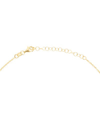 Meshmerise Silver 0.06 Ct. Tw. Diamond Initial Necklace