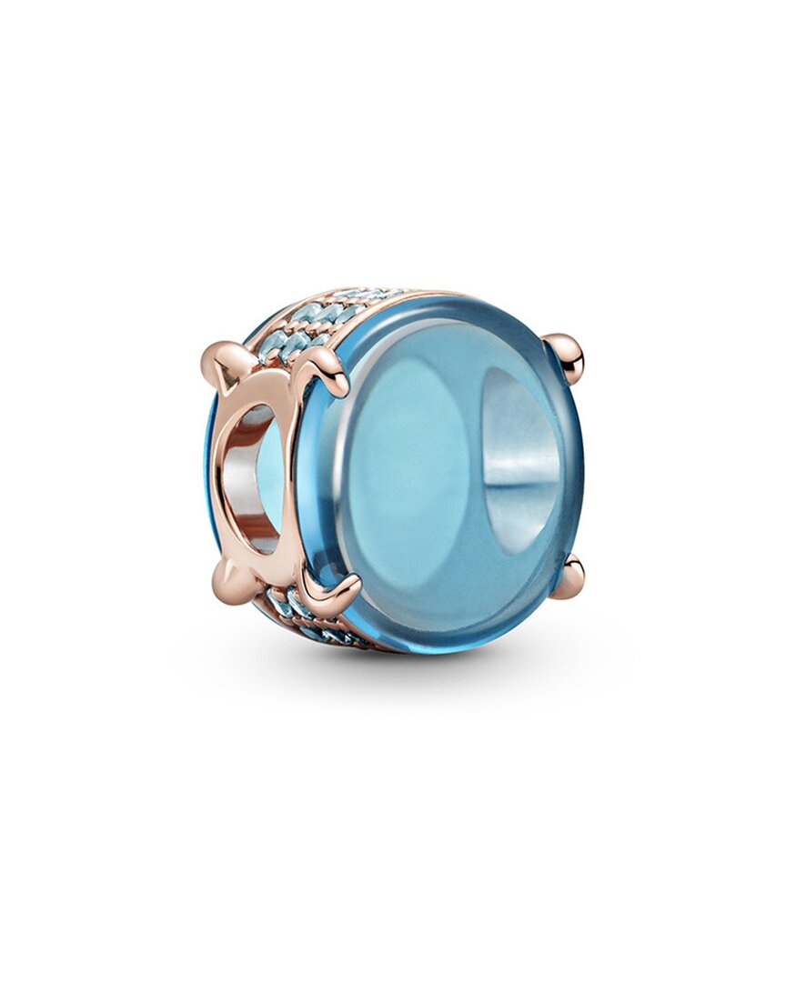 Pandora Pandora Rose 14K Gold Plated Crystal Charm