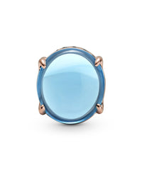 Pandora Pandora Rose 14K Gold Plated Crystal Charm