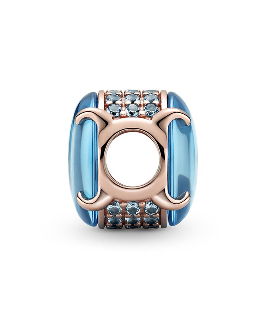 Pandora Pandora Rose 14K Gold Plated Crystal Charm