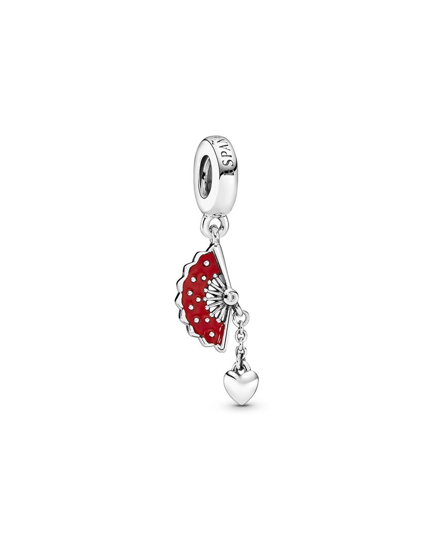 Pandora Silver Cz Spanish Fan Charm