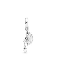 Pandora Silver Cz Spanish Fan Charm
