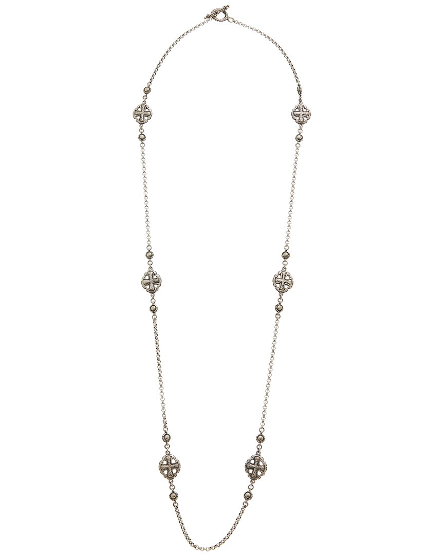 Konstantino Aspasia Silver & 18K Toggle Necklace