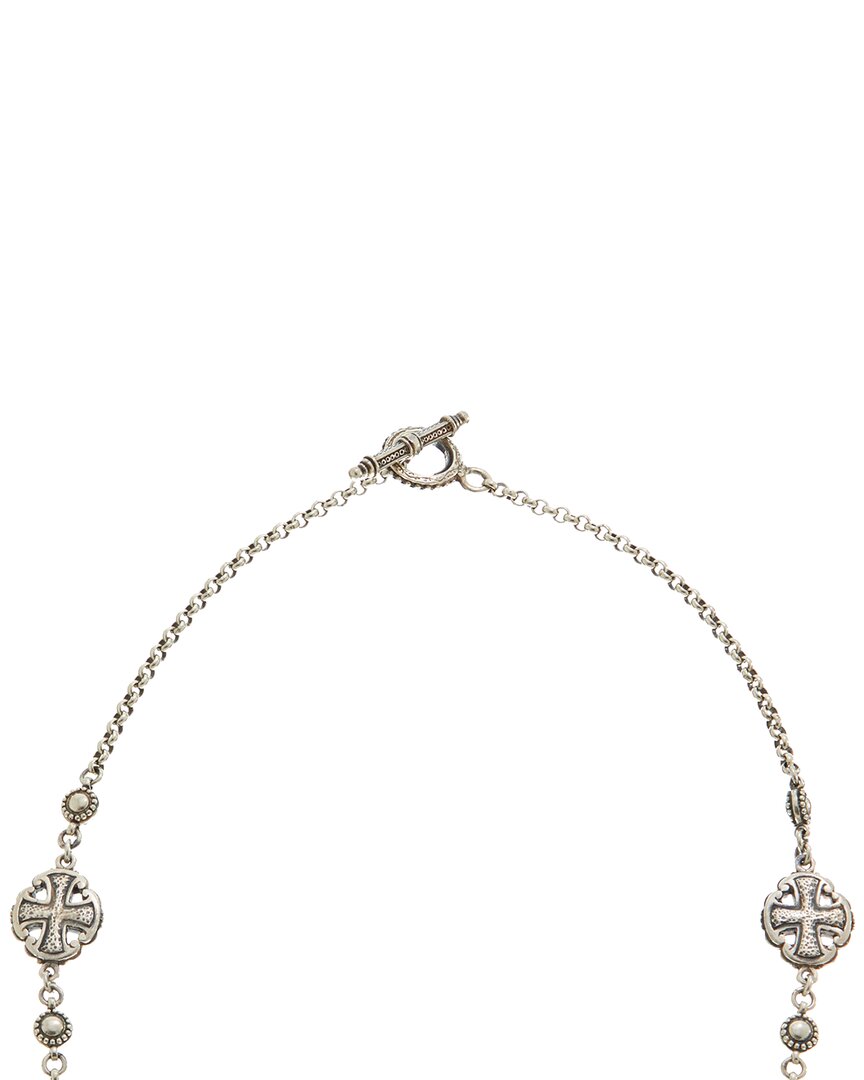 Konstantino Aspasia Silver & 18K Toggle Necklace