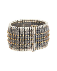 Konstantino Hera Silver & 18K Ruby Cuff Bracelet