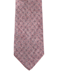Reiss Mini Geo Diamond Print Silk Tie