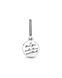 Pandora Moments Silver Cz Charm