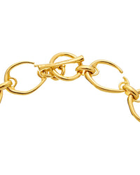 Oscar De La Renta Wire O & Pavé Heart Necklace