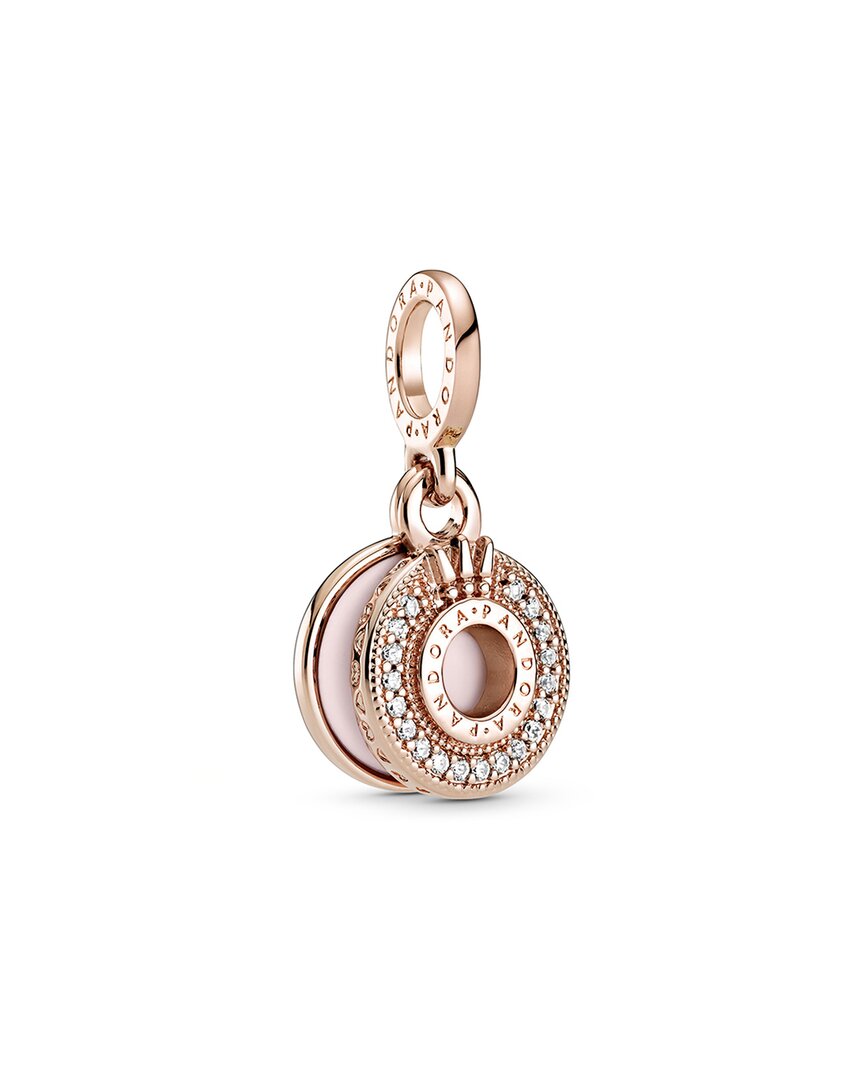 Pandora Pandora Signature 14K Rose Gold Plated Cz Crown Charm