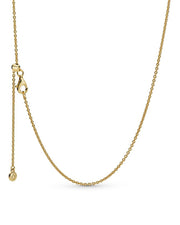 Pandora Moments 14K Plated Cable Chain Necklace