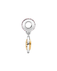 Pandora Moments Silver & 14K Plated Cz Charm