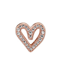 Pandora Pandora Moments 14K Rose Gold Plated Cz Charm
