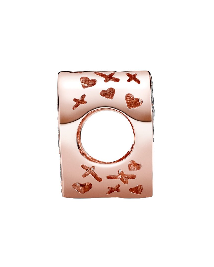 Pandora Pandora Moments 14K Rose Gold Plated Cz Charm