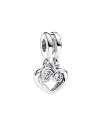 Pandora Moments Silver Cz Charm