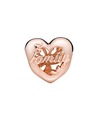 Pandora Moments 14K Rose Gold Plated Cz Charm