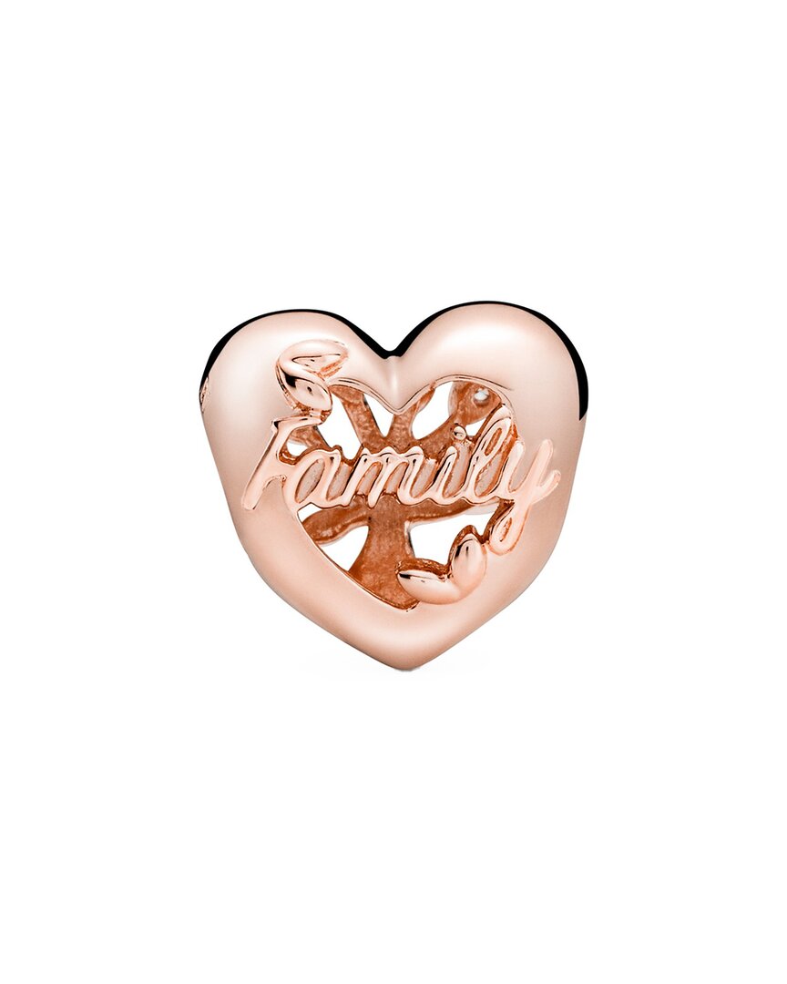 Pandora Moments 14K Rose Gold Plated Cz Charm