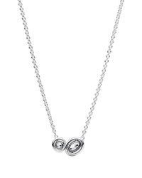 Pandora Timeless Silver Cz Necklace