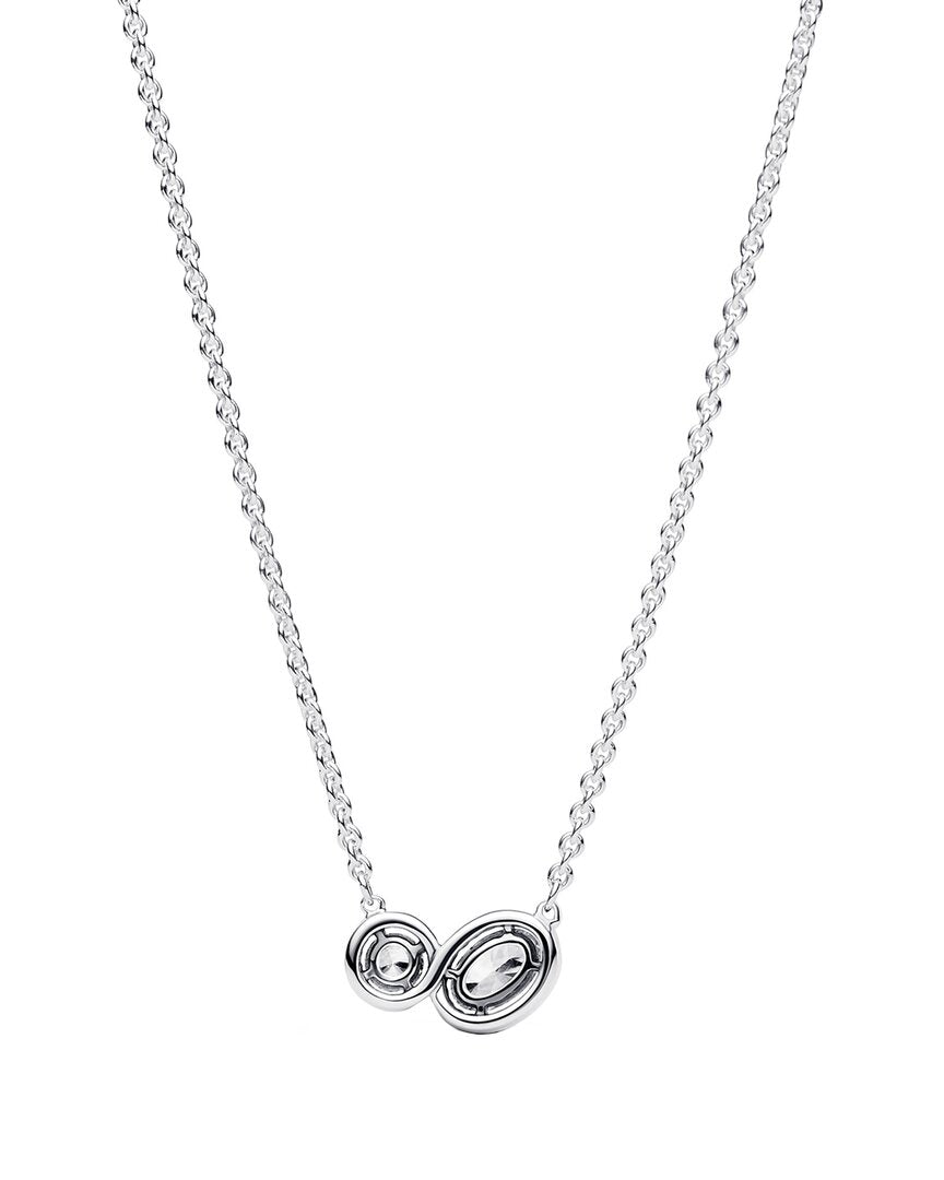 Pandora Timeless Silver Cz Necklace