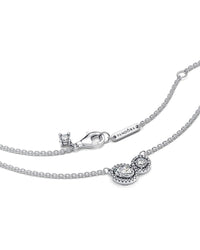 Pandora Timeless Silver Cz Necklace