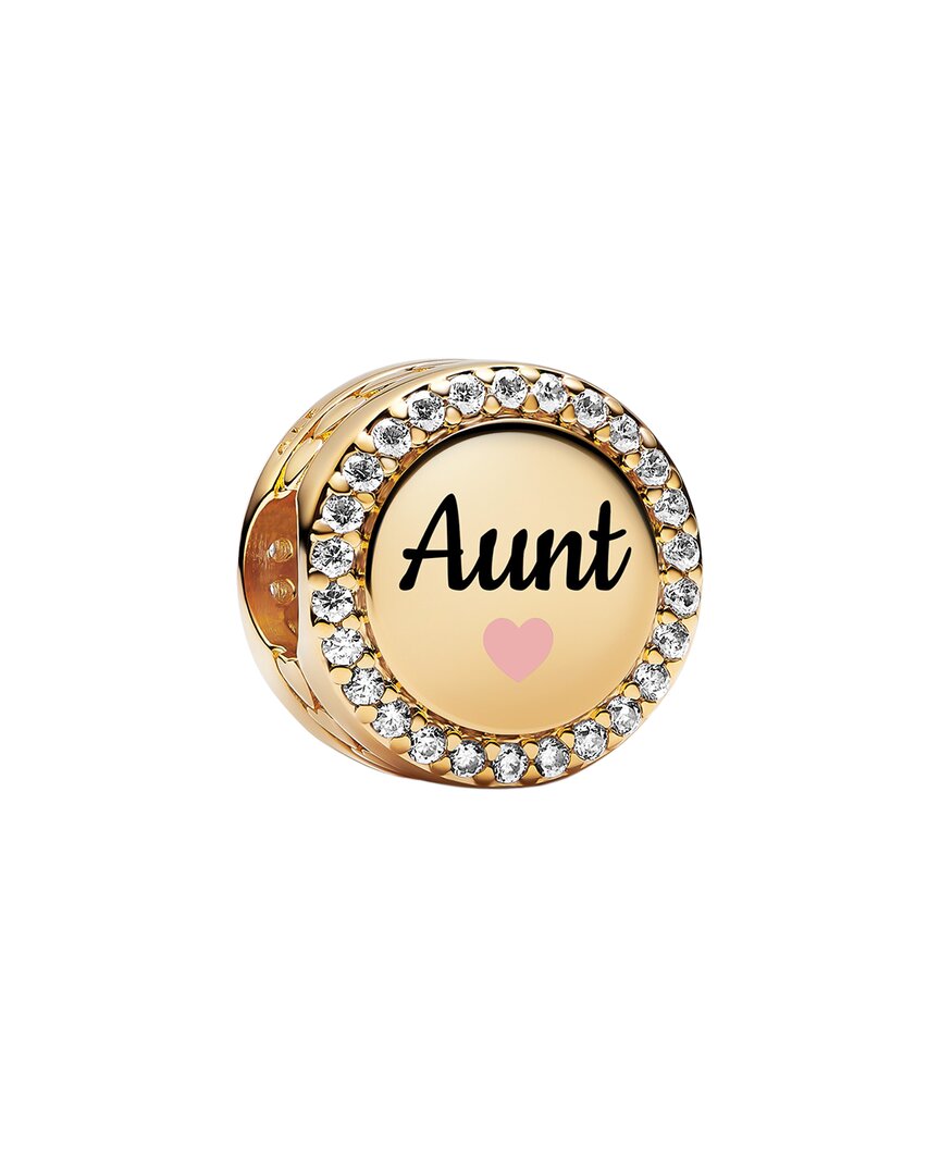 Pandora 14K Plated Cz Charm