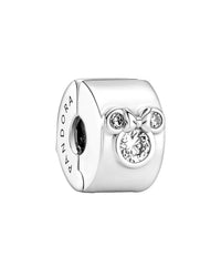 Pandora Disney X Pandora Silver Cz Clip Charm