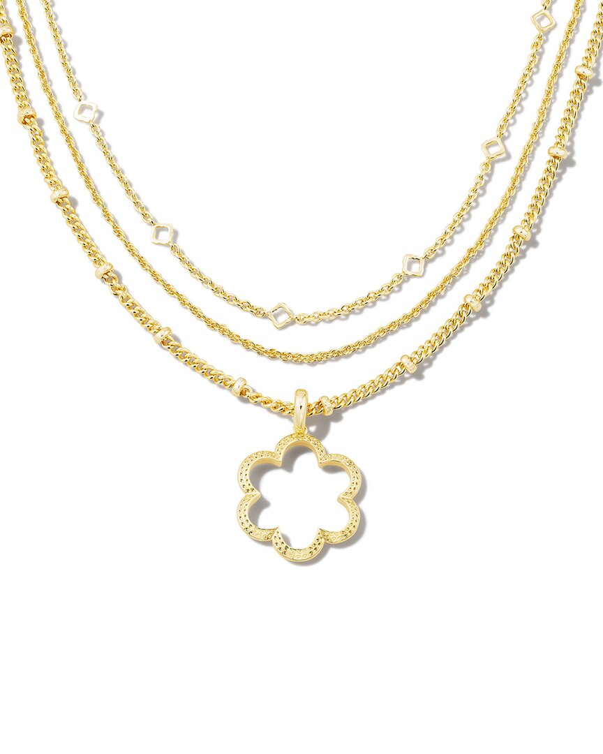 Kendra Scott Susie 14K Plated Multi Strand Necklace