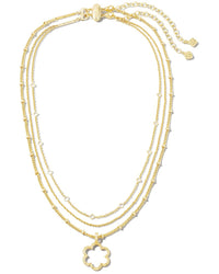 Kendra Scott Susie 14K Plated Multi Strand Necklace