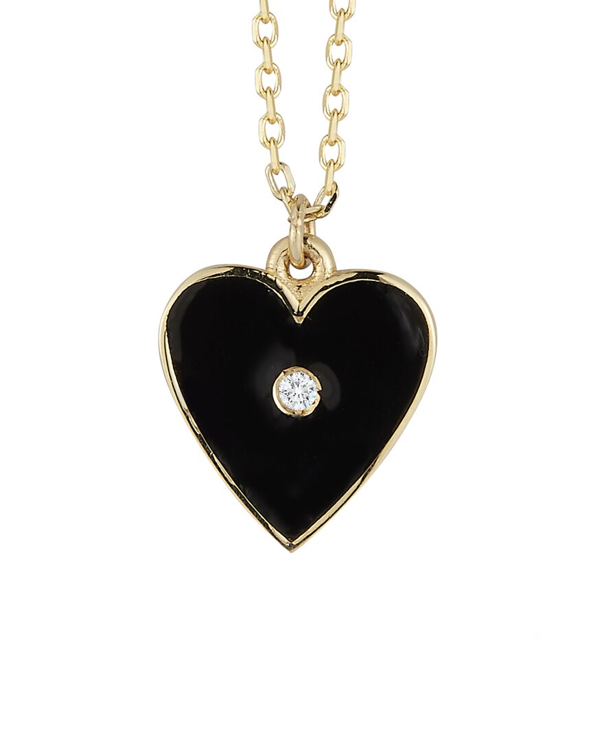 Ember Fine Jewelry 14K 0.01 Ct. Tw. Diamond Necklace