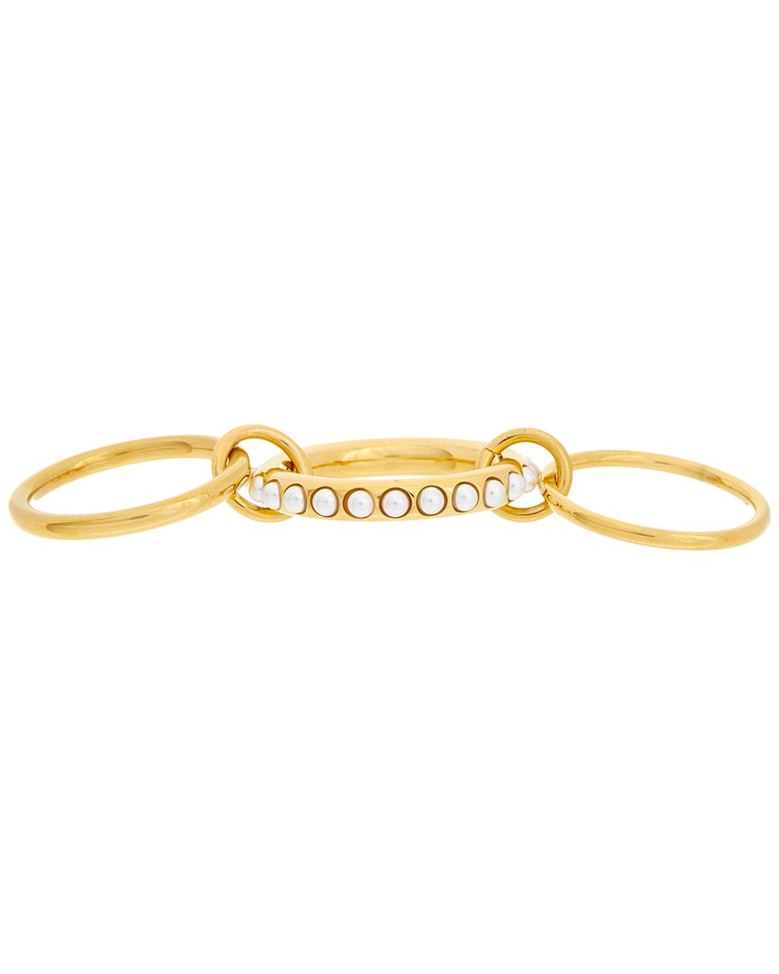 Petit Moments 18K Plated Stainless Steel Stacking Ring