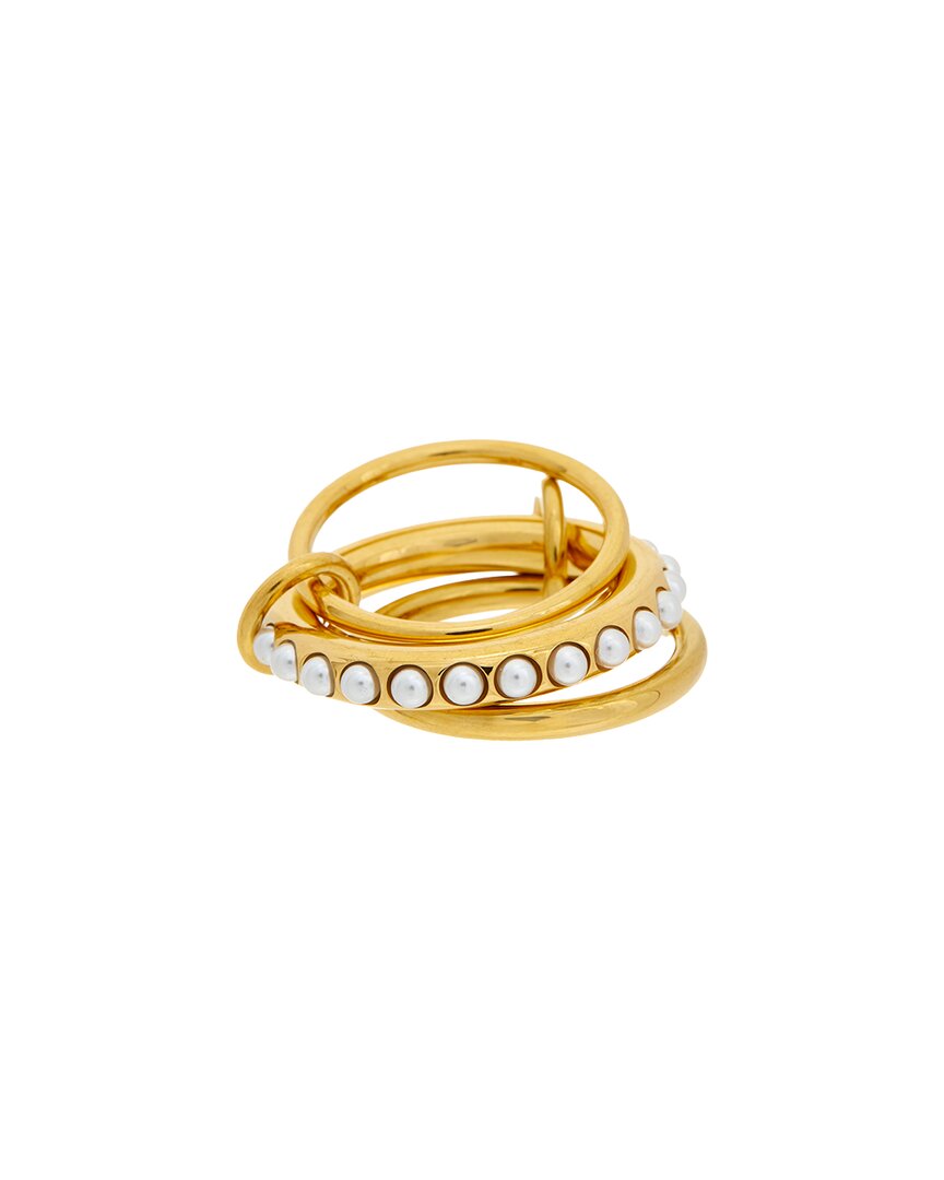 Petit Moments 18K Plated Stainless Steel Stacking Ring
