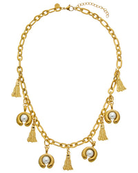 Petit Moments 18K Plated Stainless Steel Charm Necklace