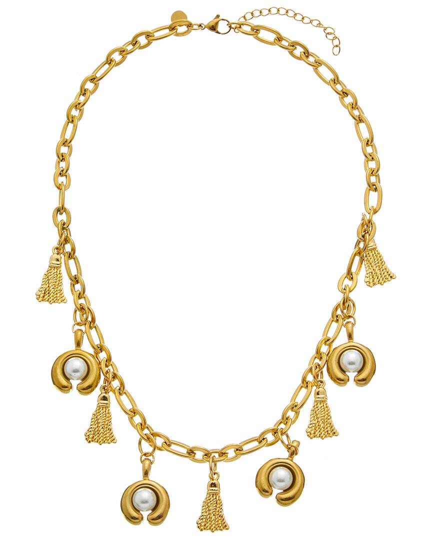 Petit Moments 18K Plated Stainless Steel Charm Necklace