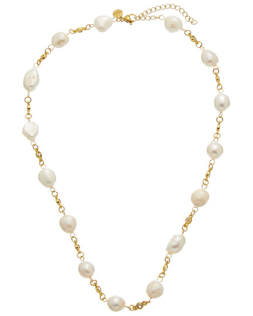 Petit Moments 18K Plated Pearl Beaded Necklace