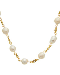 Petit Moments 18K Plated Pearl Beaded Necklace