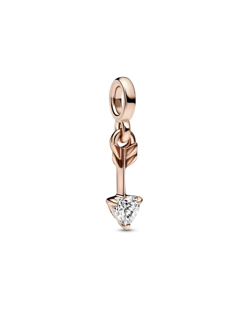 Pandora Me 14K Rose Gold Plated Cz Arrow Of Love Charm