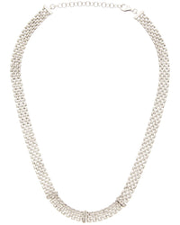 Meshmerise Meshmerise 0.15 Ct. Tw. Diamond 18K Gold Over Silver Necklace