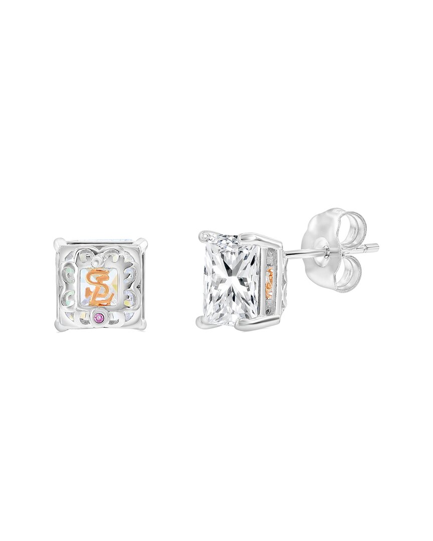 Suzy Levian Silver Cz Studs