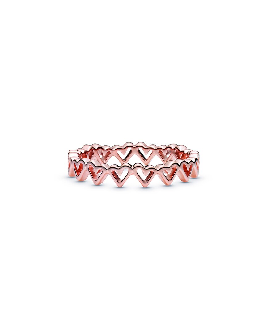 Pandora Pandora Moments 14K Rose Gold Plated Heart Ring