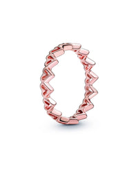 Pandora Pandora Moments 14K Rose Gold Plated Heart Ring