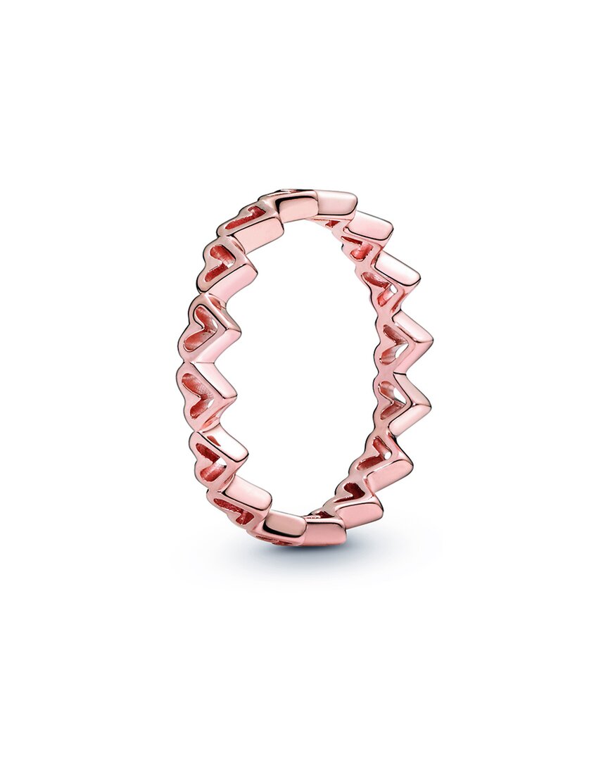Pandora Pandora Moments 14K Rose Gold Plated Heart Ring