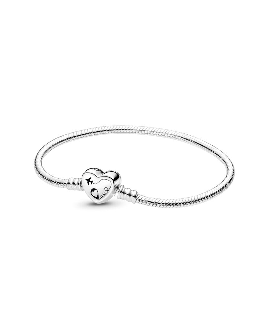 Pandora Silver I Heart Travel Bracelet