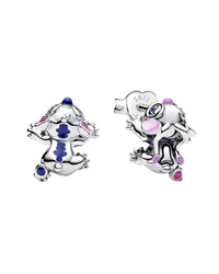Pandora X Disney Silver Stitch & Angel Stud Earrings
