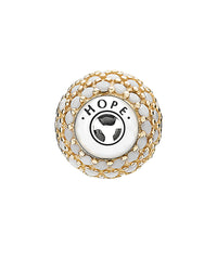 Pandora Pandora Essence Collection 14K & Silver Crystal Hope Charm