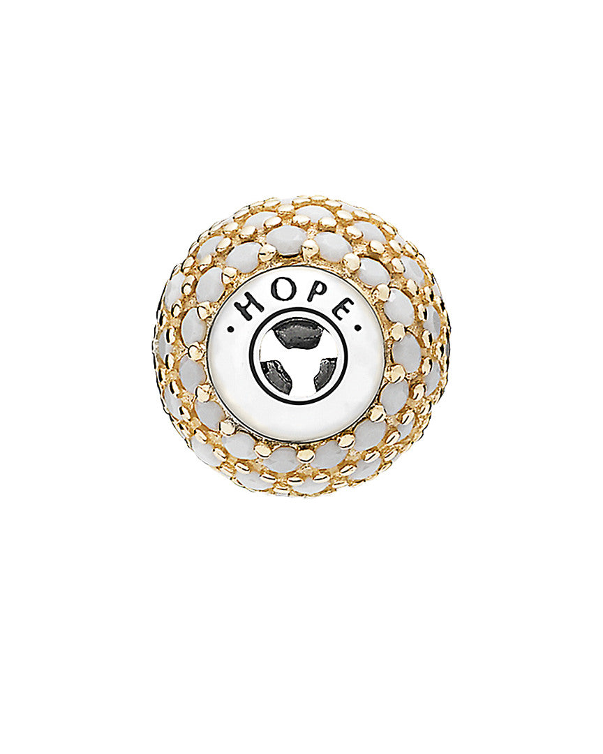 Pandora Pandora Essence Collection 14K & Silver Crystal Hope Charm