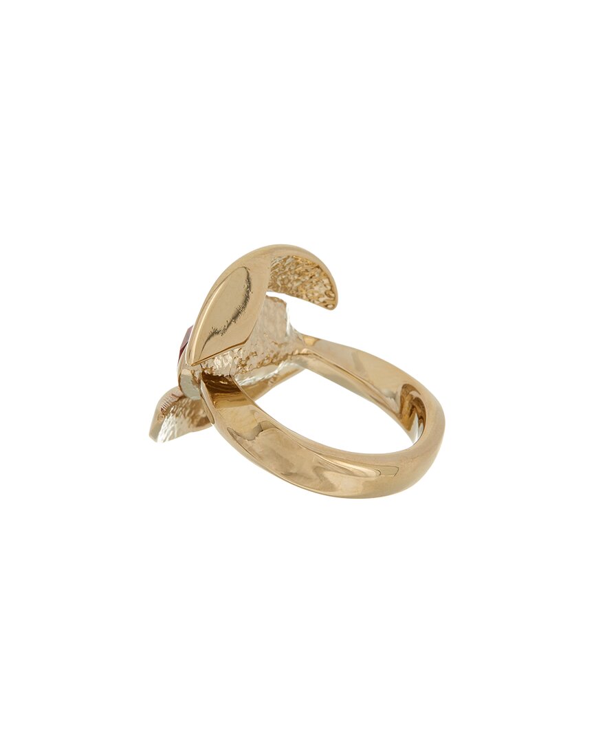 Oscar De La Renta Oval Crystal Ring