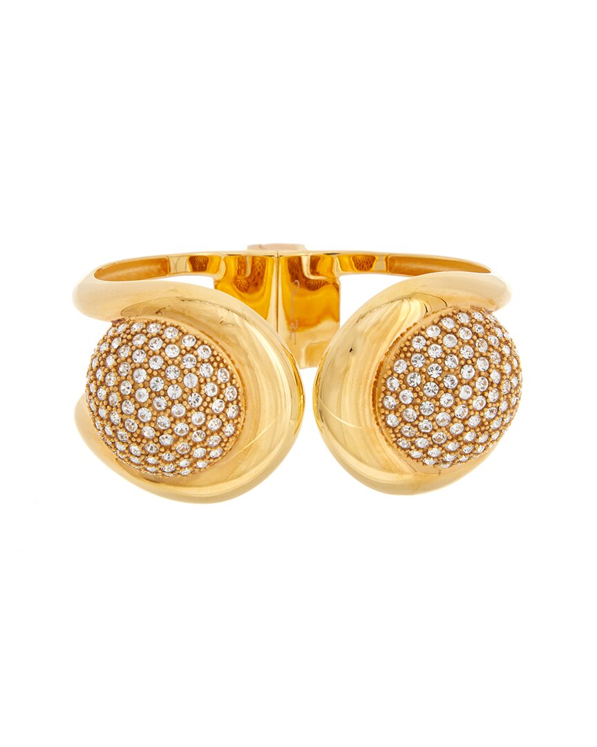 Oscar De La Renta Pave Hinged Bracelet