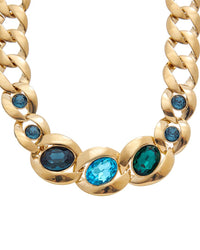 Oscar De La Renta Oval Crystal Necklace