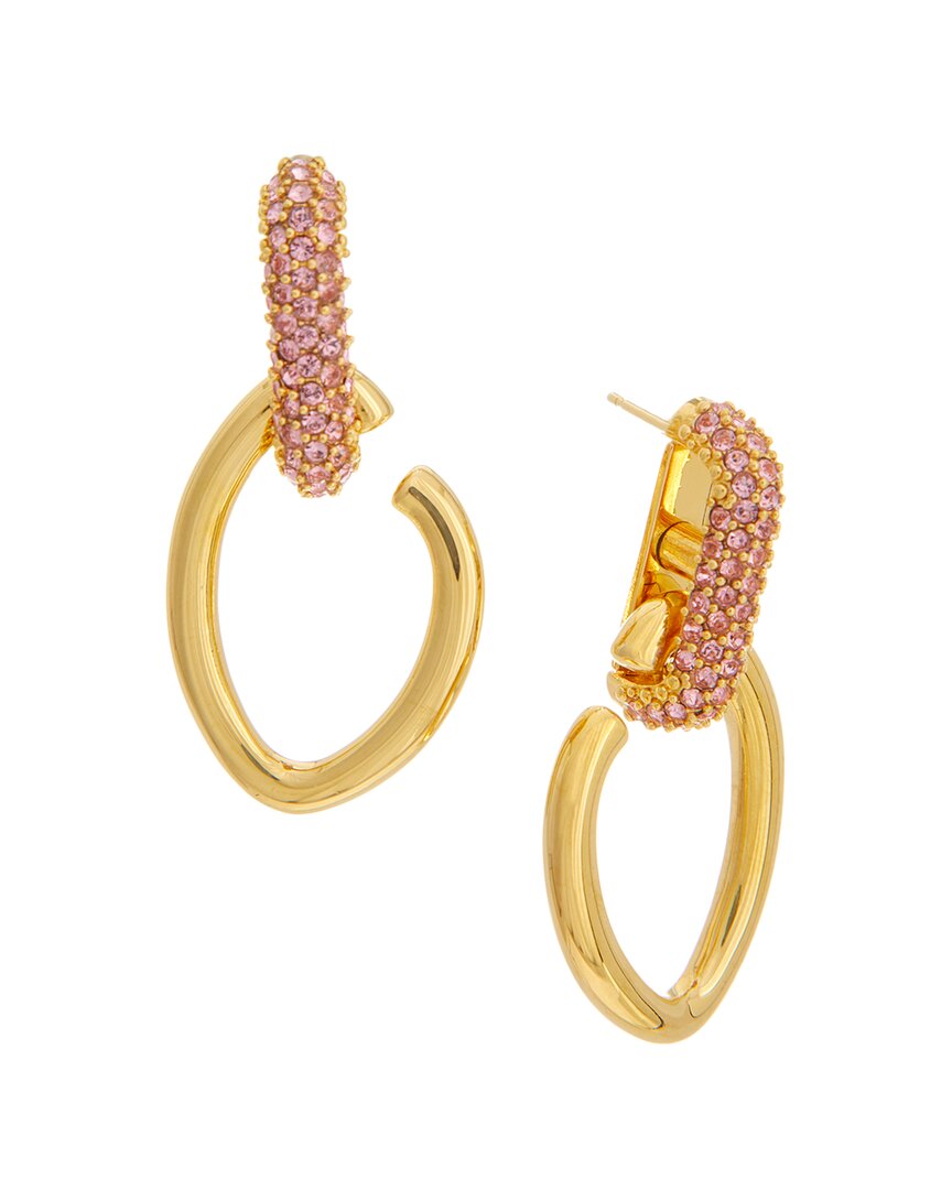 Oscar De La Renta O & Strass Earrings
